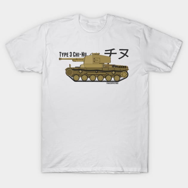 Type 3 Chi-Nu T-Shirt by Panzerpicture